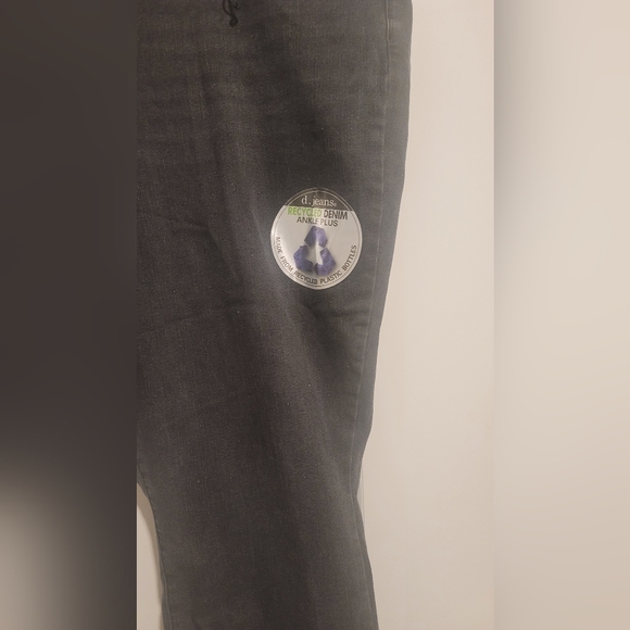 D' jeans Recycled demin ankle plus 22W gray - Picture 2 of 5
